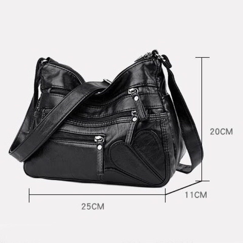 Túi xách da mềm đẹp đeo chéo thời trang cao cấp - A&ESHOP 66586