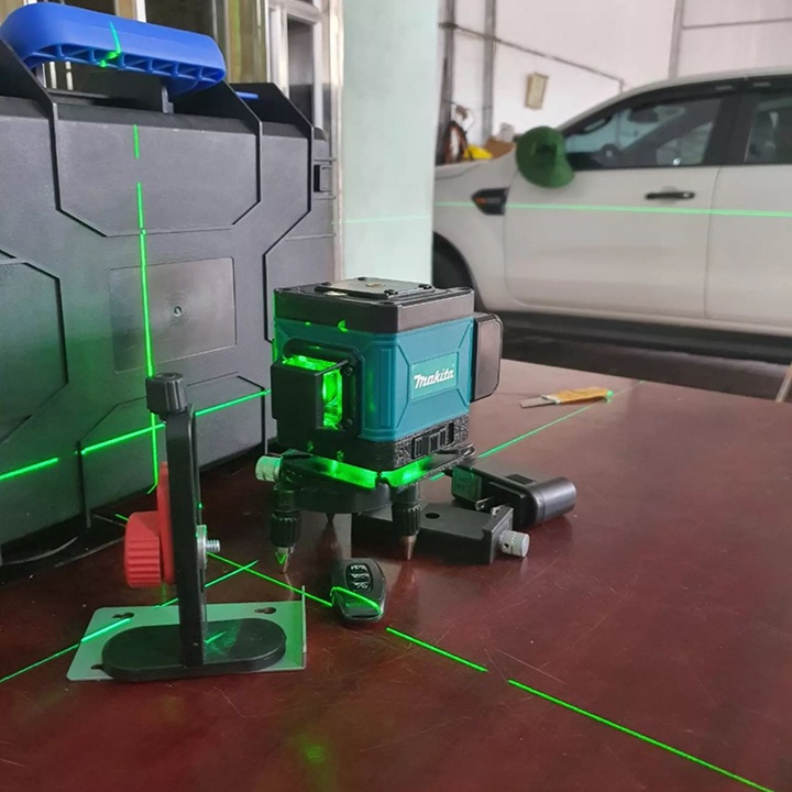 MÁY CÂN BẰNG BẮN CỐT 12 TIA XANH FULL BOX PHỤ KIỆN - TẶNG CHÂN 1,2 M