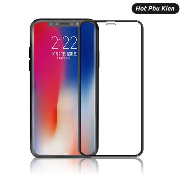 Miếng dán kính cường lực màn hình iPhone X / iPhone XS Baseus mỏng 0.3mm thế hệ mới mặt kính phủ nano