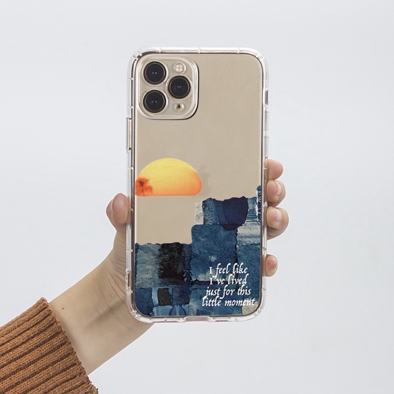 Ốp lưng iphone 6, 6s plus, 7 8 Plus, X, XS, XR, XSMAX, 11, 12, 13 PROMAX TRONG SUỐT NÚI ĐỒI TRỪU TƯỢNG PKVN