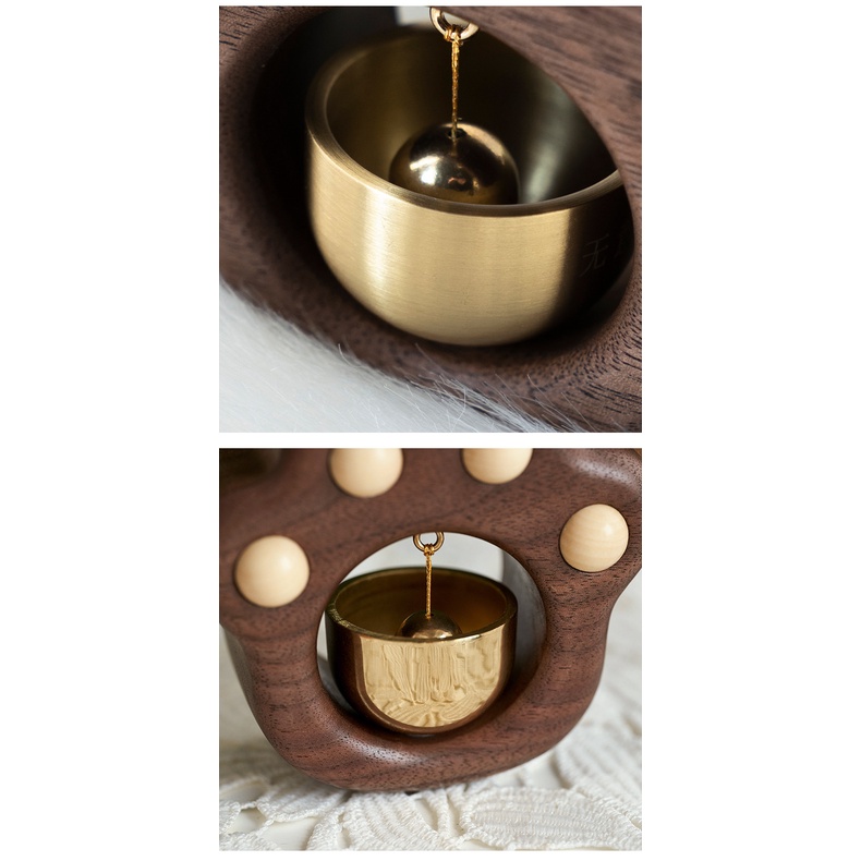 Chuông Gió Treo Cửa Trang Trí Hình Chân Mèo Dễ Thương Phong Cách Nhật Bản