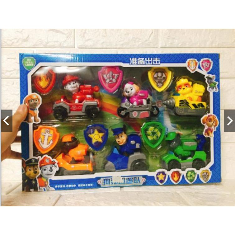 BỘ ĐỒ CHƠI CHÓ CỨU HỘ XE