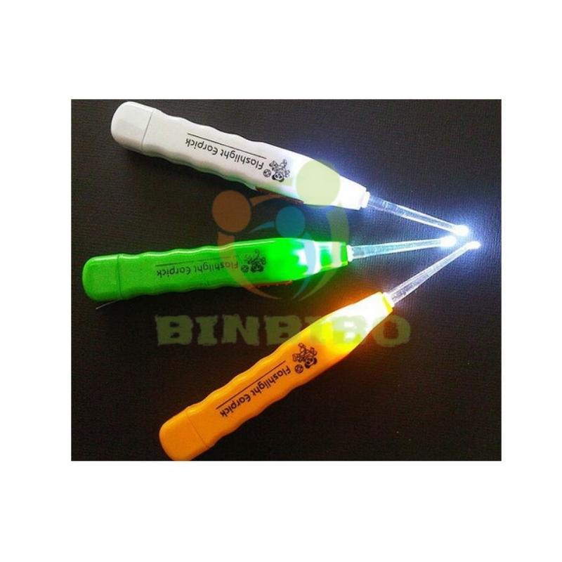 Lấy ráy tai có đèn 3 đầu cho bé Binbibo