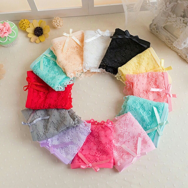 SET 10 QUẦN LÓT NỮ REN SIÊU MỀM SEXY modan