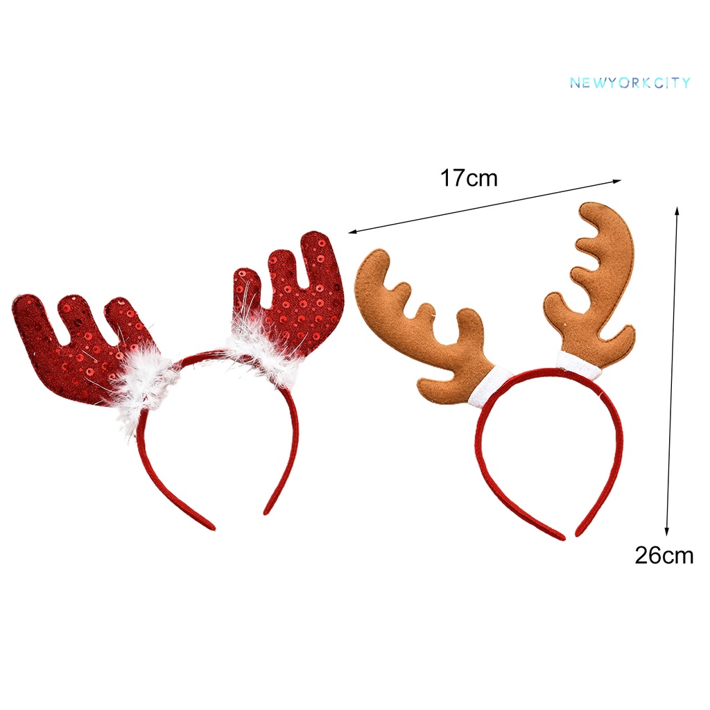 Băng Đô Cài Tóc Phong Cách Giáng Sinh Đáng Yêu