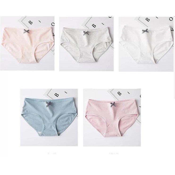 Quần Lót Nữ Cotton Cạp Nơ Kháng Khuẩn Dễ Thương, Quần Lót Sexy Sang Trọng QL012