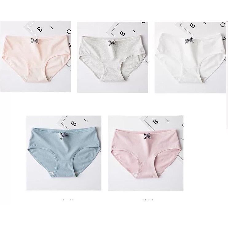 Quần Lót Nữ Sexy Sang Trọng, Quần Chíp nữ Cotton Cạp Nơ Kháng Khuẩn Dễ Thương QL012