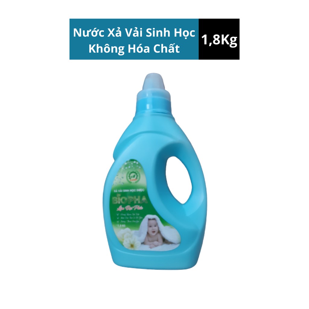 Nước Xả Vải - FreeShip - Nước Xả Vải Sinh Học 1,8Kg Lâm Đại Phúc - Không Hóa Chất - Top 10 Thương Hiệu Việt 2019