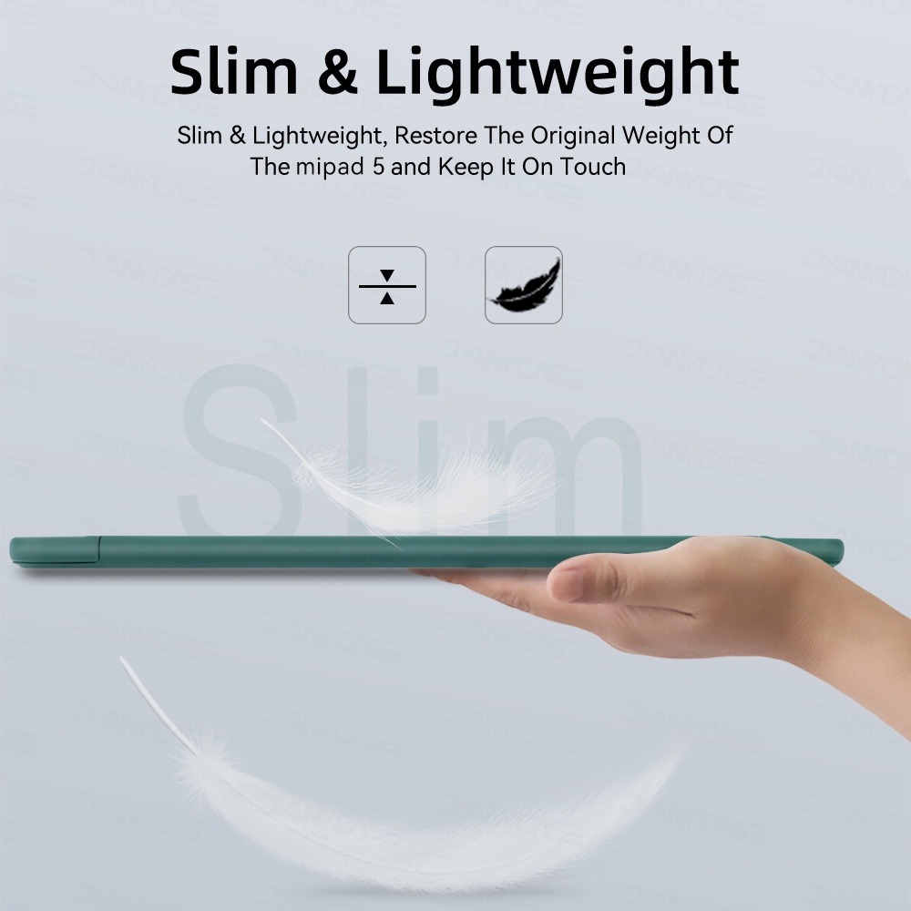 Bao da máy tính bảng DLLENCASE từ tính tự động thức/ ngủ cho Mi Pad 5 / Mi Pad 5 Pro / A300