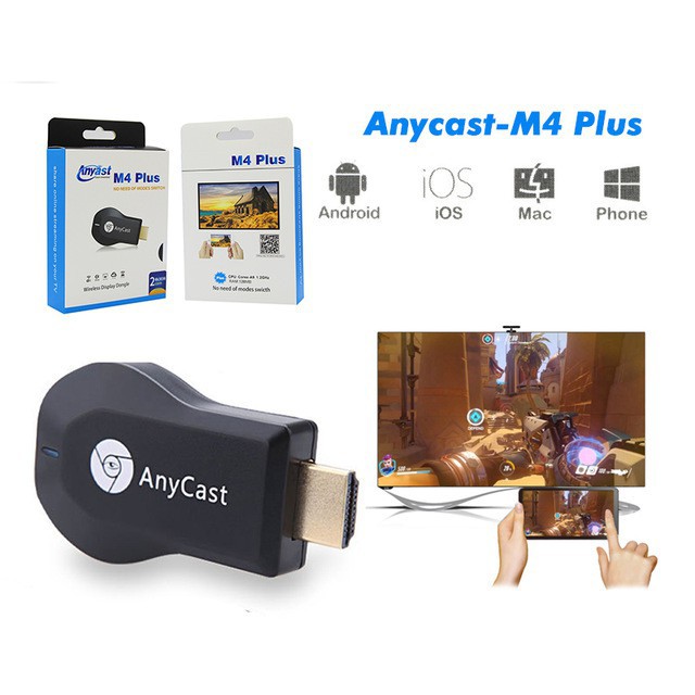 [FREESHIP] HDMI KHÔNG DÂY ANYCAST M4 PLUS LOẠI TỐT [HCM]