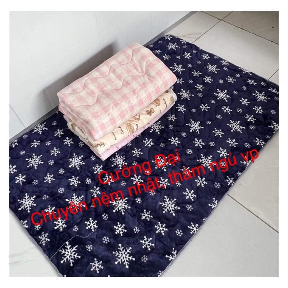 Thảm nằm cho bé đi học bằng lông tuyết cao cấp size ngang 1m dài 1m 1m2 1m4 1m6