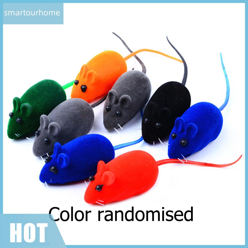 Đồ chơi con chuột giả có âm thanh cho mèo