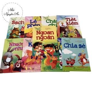 Combo Gieo Mầm Tính Cách 9 cuốn và Truyên Tranh Tư Duy 8 cuốn