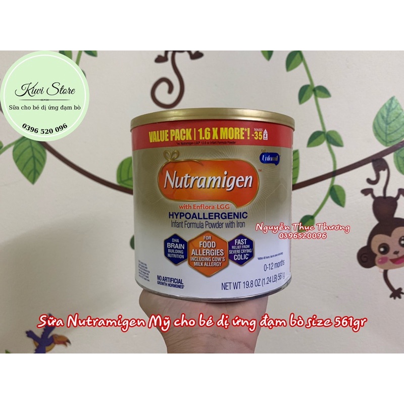 Sữa Nutramigen Mỹ cho bé dị ứng đạm bò size 561gr