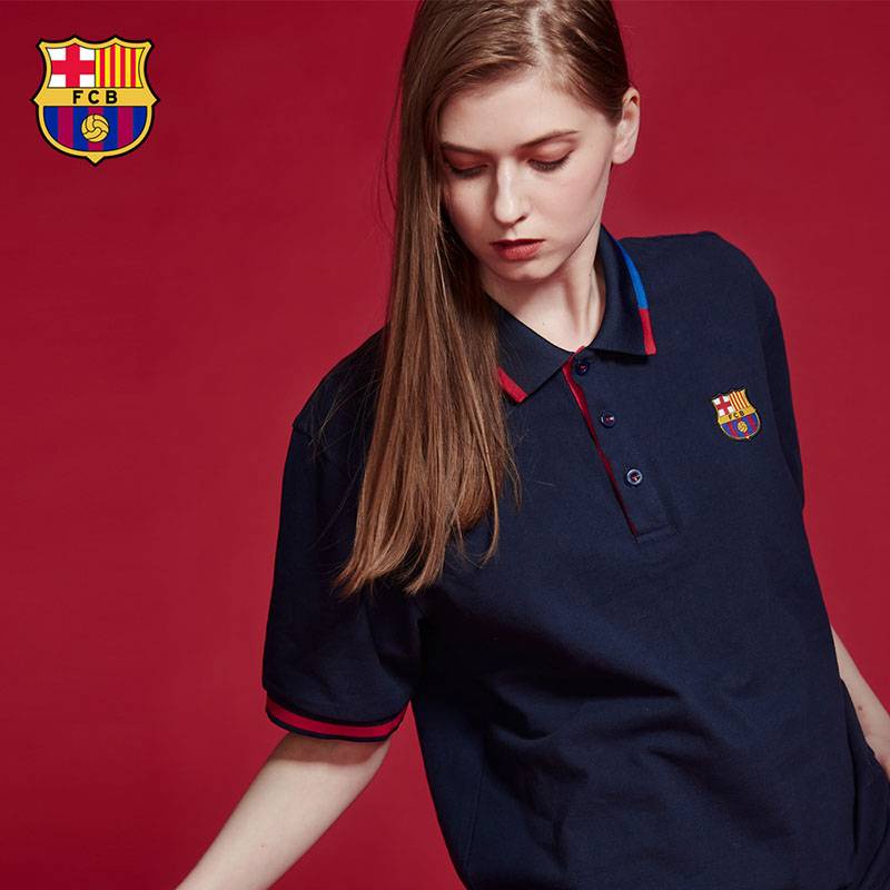 Np2 Barcelona Fc. Áo Thun Polo Plus Size PN2 Phong Cách Bóng Đá Cổ Điển