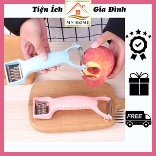 Dao bào 2 đầu gọt trái cây rau củ quả tiện dụng, dao bào làm bếp đa năng, dụng cụ nhà bếp