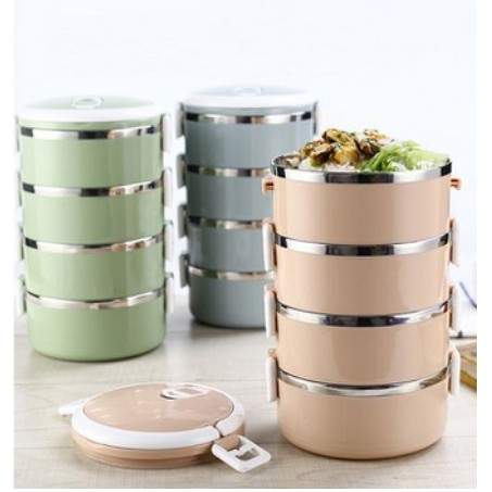 Cặp Lồng Inox Giữ Nhiệt Bốn Tầng Cao Cấp | BigBuy360 - bigbuy360.vn