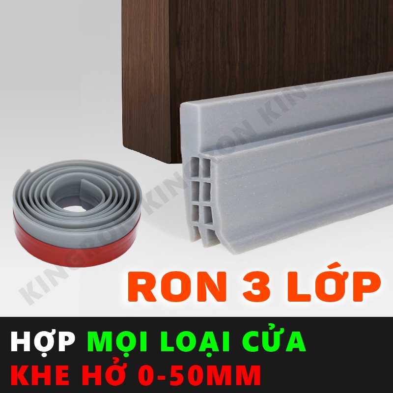 Nẹp xốp thế hệ mới chặn gió khe cửa chống côn trùng ⭐ Thanh chắn cửa chống thoát hơi gió điều hòa, chống ồn KINGRON