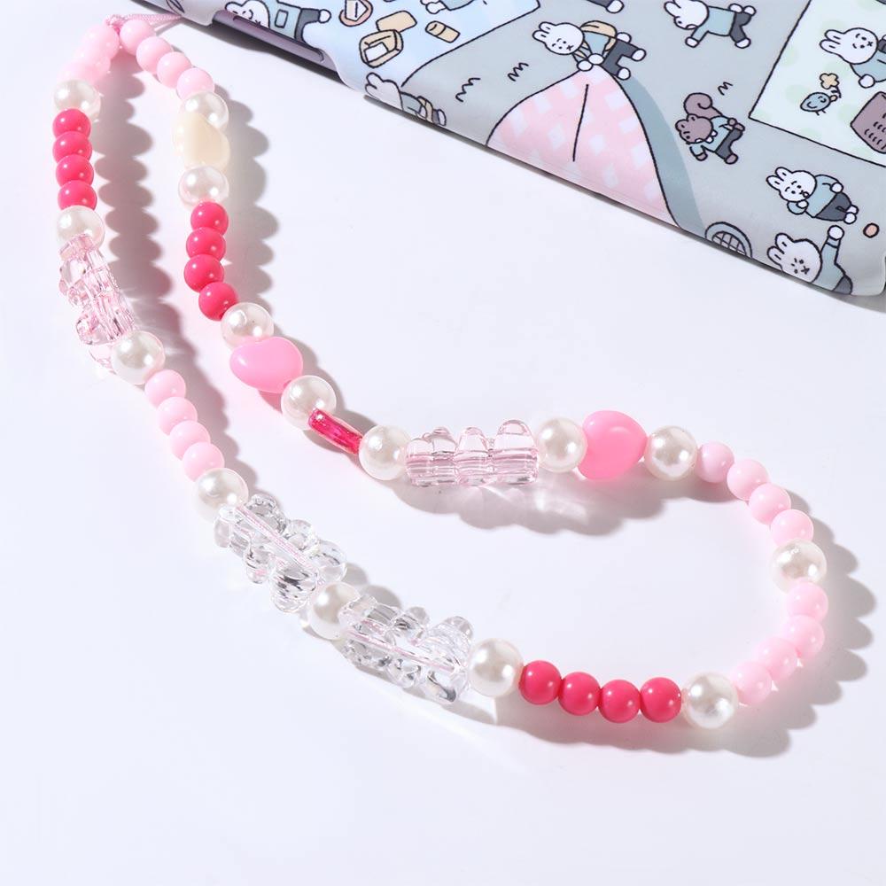 Dây Đeo Điện Thoại Handmade Chuỗi Hạt Hình Trái Tim Trang Trí Điện Thoại TAYLOR1