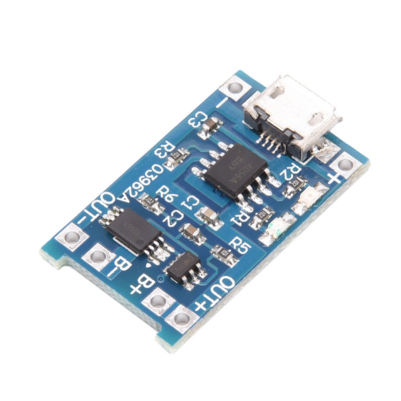Bộ 2 Bảng Mạch Sạc Pin Lithium TP4056 5V 1A USB 18650 Sự Bảo Vệ