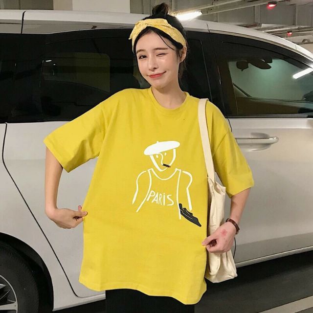 Áo UNISEX OVERSIZE vải tixi