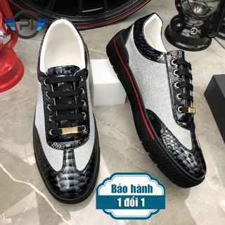 Giày thể thao nam da nhập Poly Synthetic cao cấp dáng sneaker  trẻ trung mã LC25