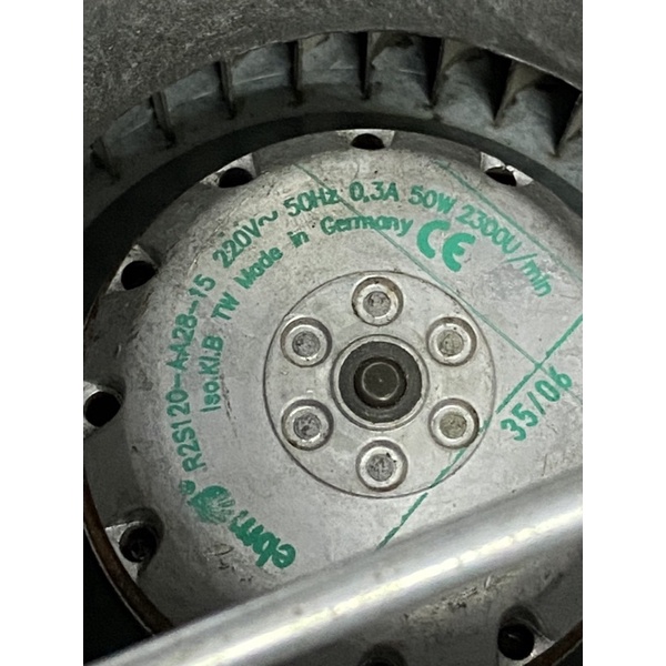 Quạt sò ebm 20cm x 20cm Đức