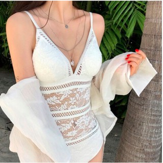 Bikini liền thân pha ren hàng Quảng Châu