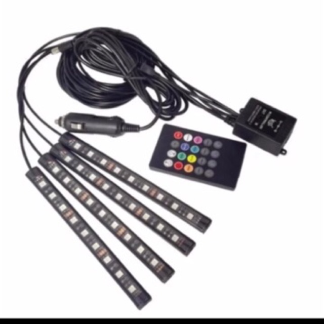Đèn led trang trí gầm nội thất đổi màu cho xe hơi