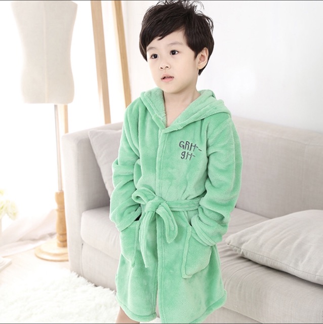 Áo Choàng Tắm Trẻ Em Dễ Thương