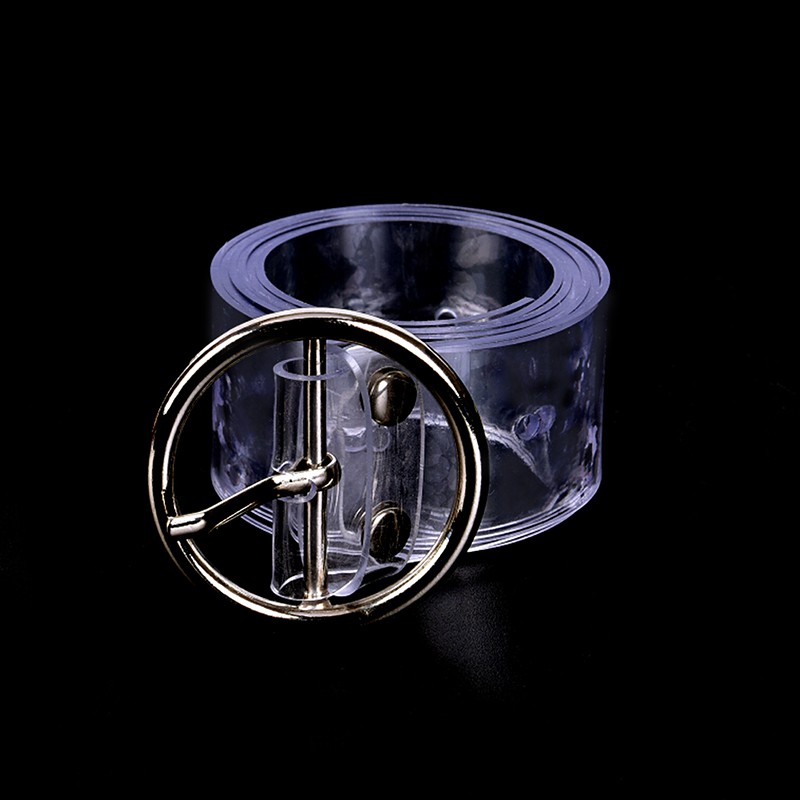 Thắt lưng trong suốt khóa trái tim phong cách thời trang cho nữ