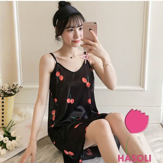 Váy Ngủ Cotton Thun Lụa Siêu Kute Mát Lạnh Mỏng Nhẹ DB10