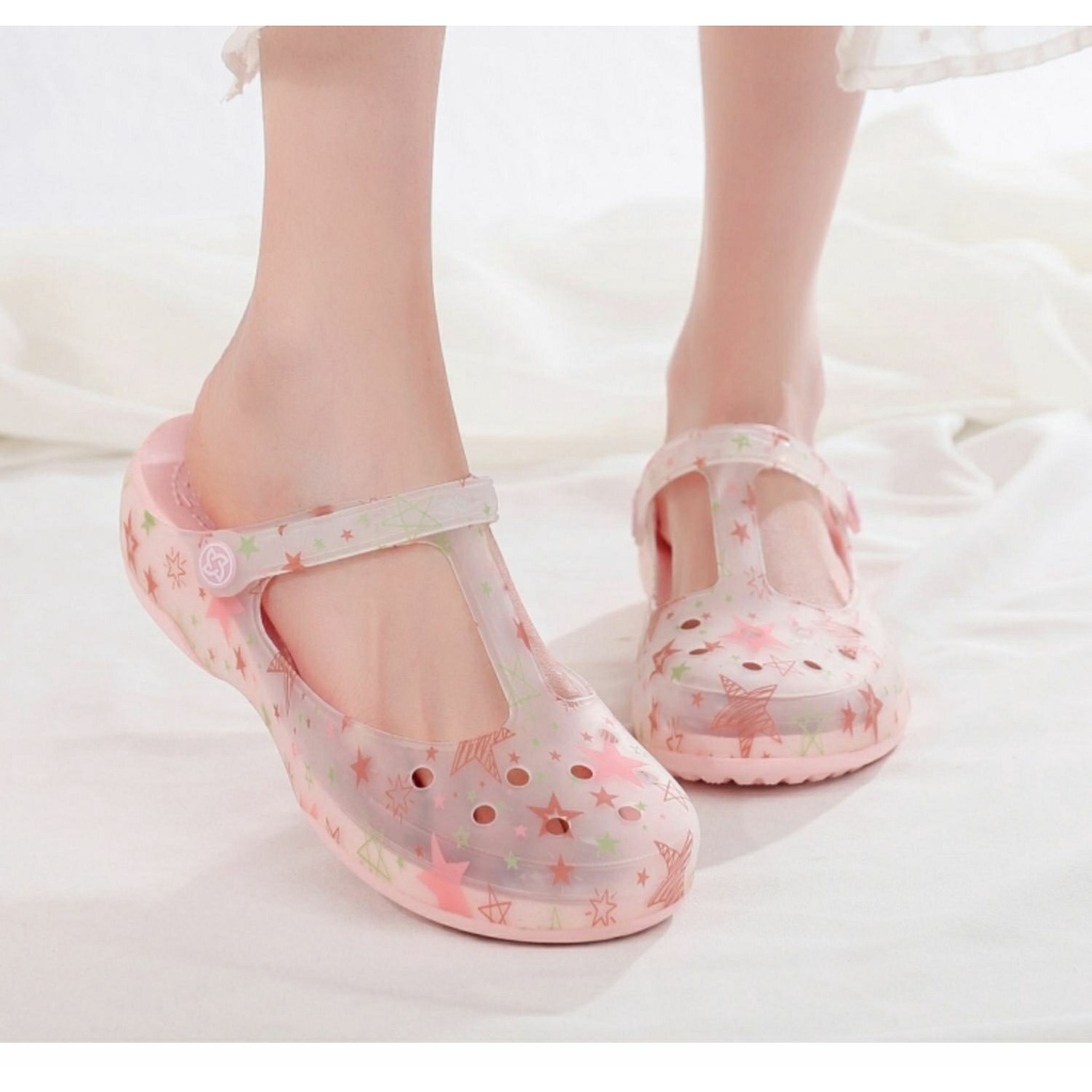 SỤC NHỰA VEBLEN SAO HỒNG CHO NỮ SIZE TỪ 35 ĐẾN 39.