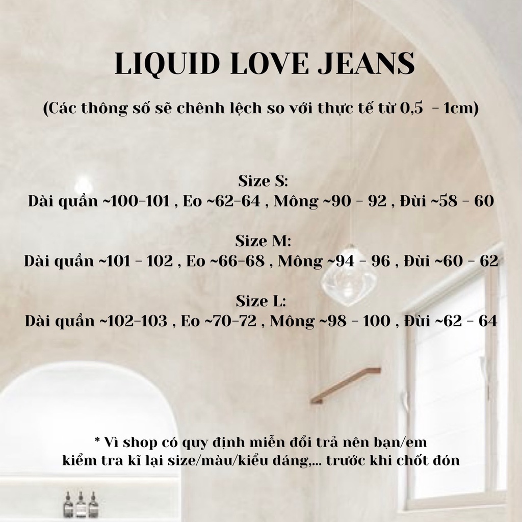 TINGOAN®  - Quần bò ống xuông xanh tingoan LIQUID LOVE JEANS/BLUE