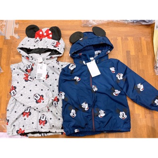 Áo khoác gió mickey bé trai bé gái