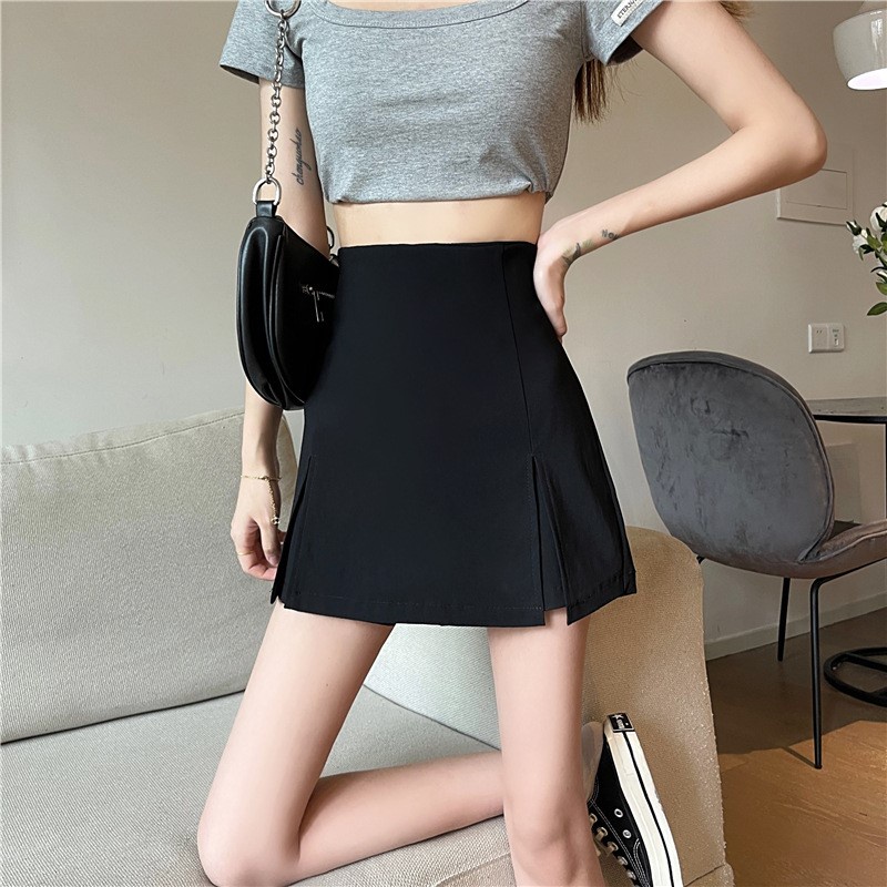 Quần giả váy nữ chữ A cạp cao xẻ tà có bigsize đẹp phong cách trẻ trung duyên dáng năng động Mely Fashion CV11 | BigBuy360 - bigbuy360.vn