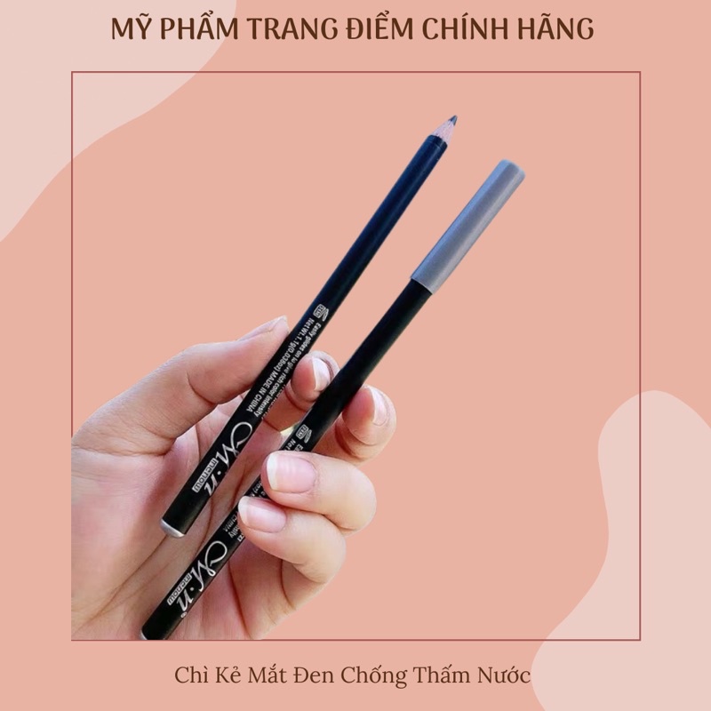 [Mã INCUBACK1416 hoàn 20K xu đơn 50K] Chì Kẻ Mắt Kháng Nước Màu Trắng, Đen - Waterproof Pencil Eyeliner