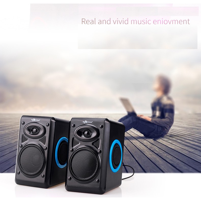 Loa máy tính di động cắm nguồn usb mẫu mới BAGD 2.0