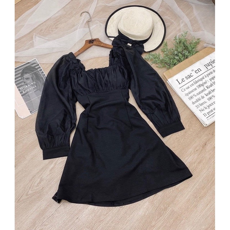 8066 đầm cổ u tay voan | BigBuy360 - bigbuy360.vn