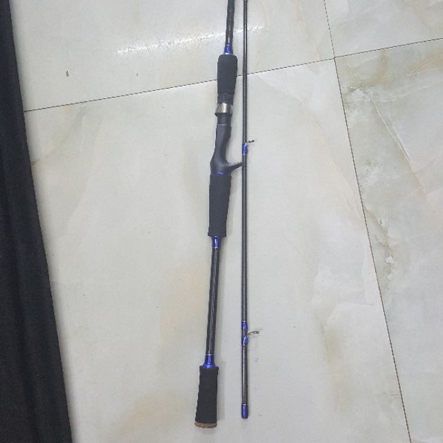 cần câu lure 2 khúc rỗng 2m1 ngang ximen cần y hình cần khoẻ giá rẻ