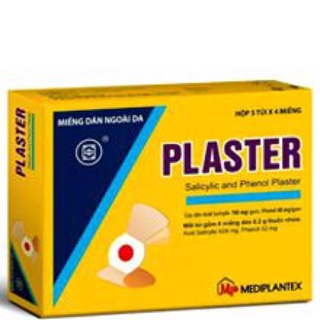 Túi 4 miếng dán mụn cơm mụn cóc plasters