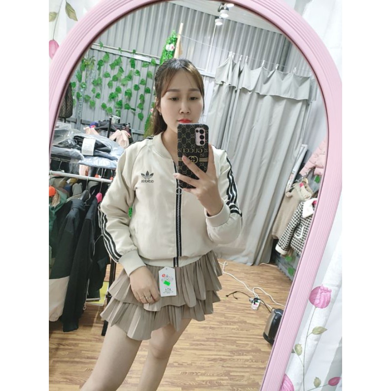 Áo bomber da lộn