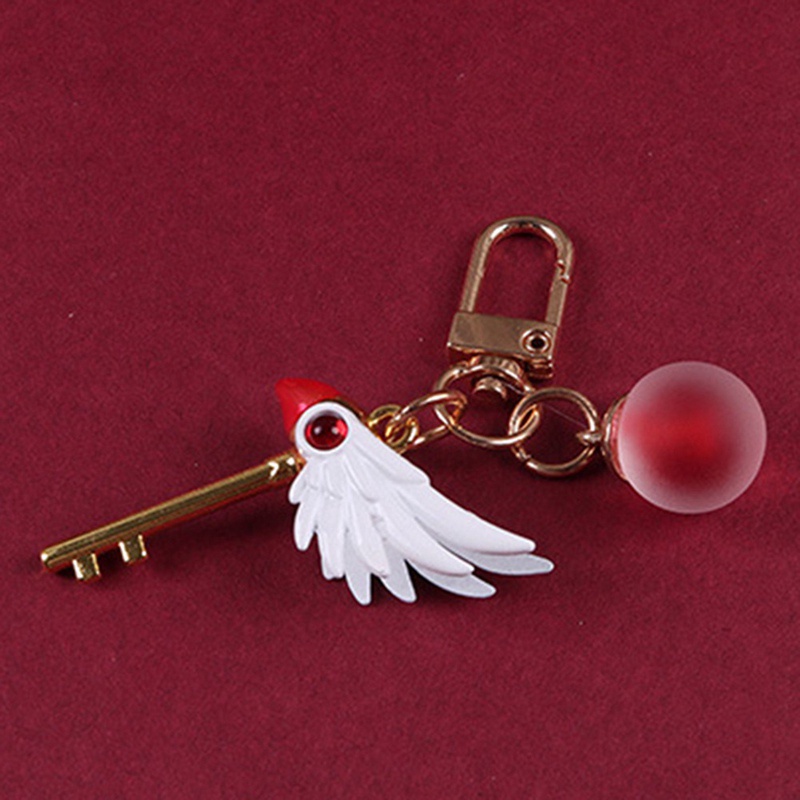 Móc khóa hình gậy phép thuật Sakura sáng tạo thời trang