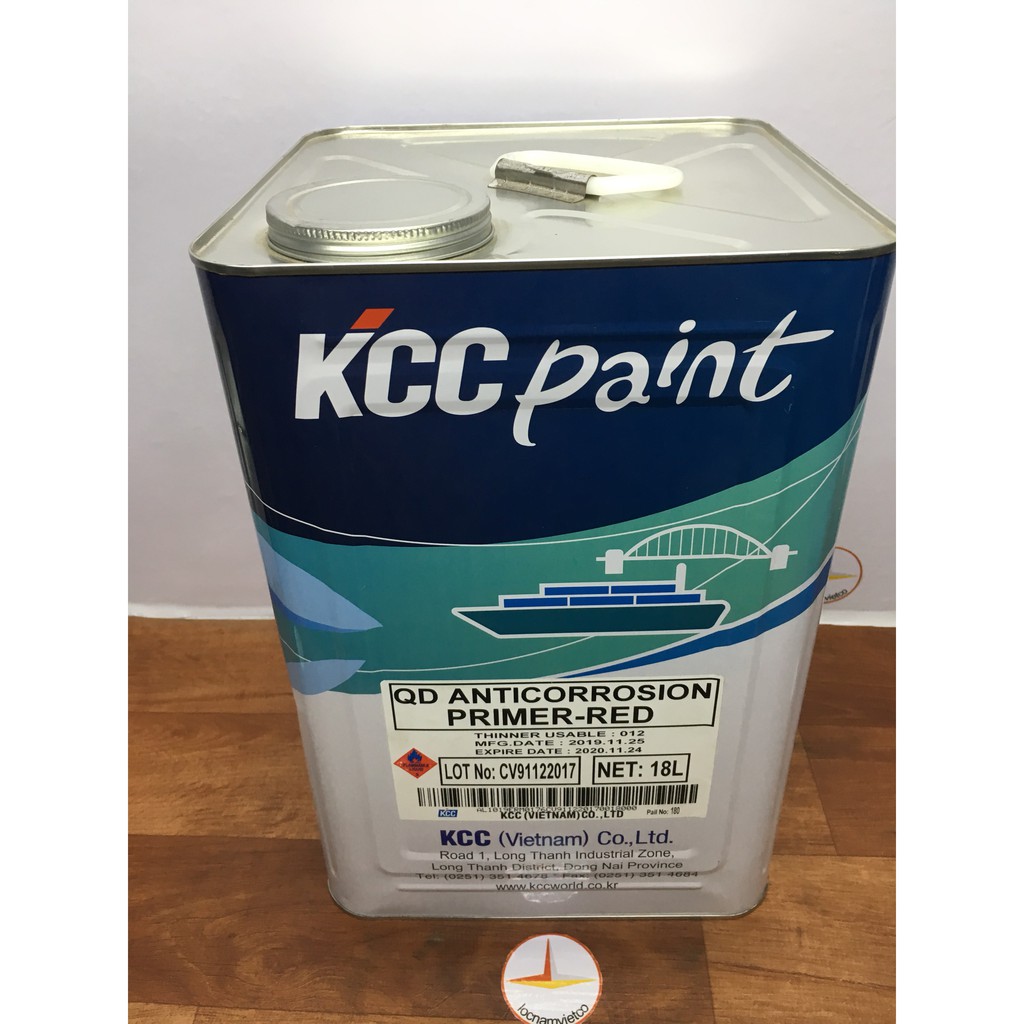 Sơn lót  KCC QD Anti-Corrosion Red 18L