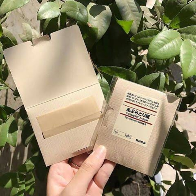 (Sale 35%) Giấy thấm dầu Muji Nhật Bản