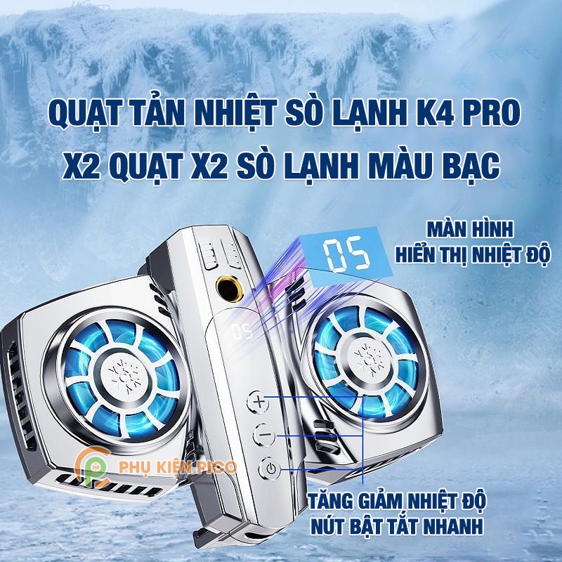 Memo DL07 Quạt tản nhiệt điện thoại K3/ K4 Pro / Memo DL08 - Quạt tản nhiệt sò lạnh Memo DL01 DL02 DL03 DL05 DL06 DL88