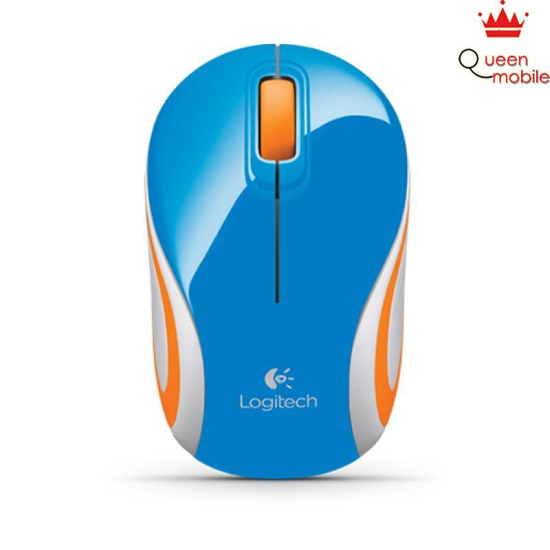 Chuột không dây Logitech M187 Xanh dương
