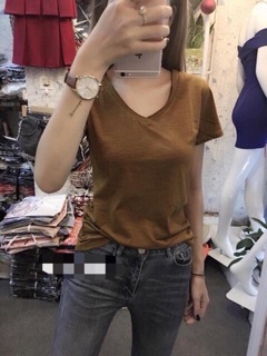Áo phông nữ chất liệu phông giấy