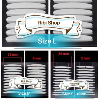 Miếng dán kích mí hai mặt tàng hình size L