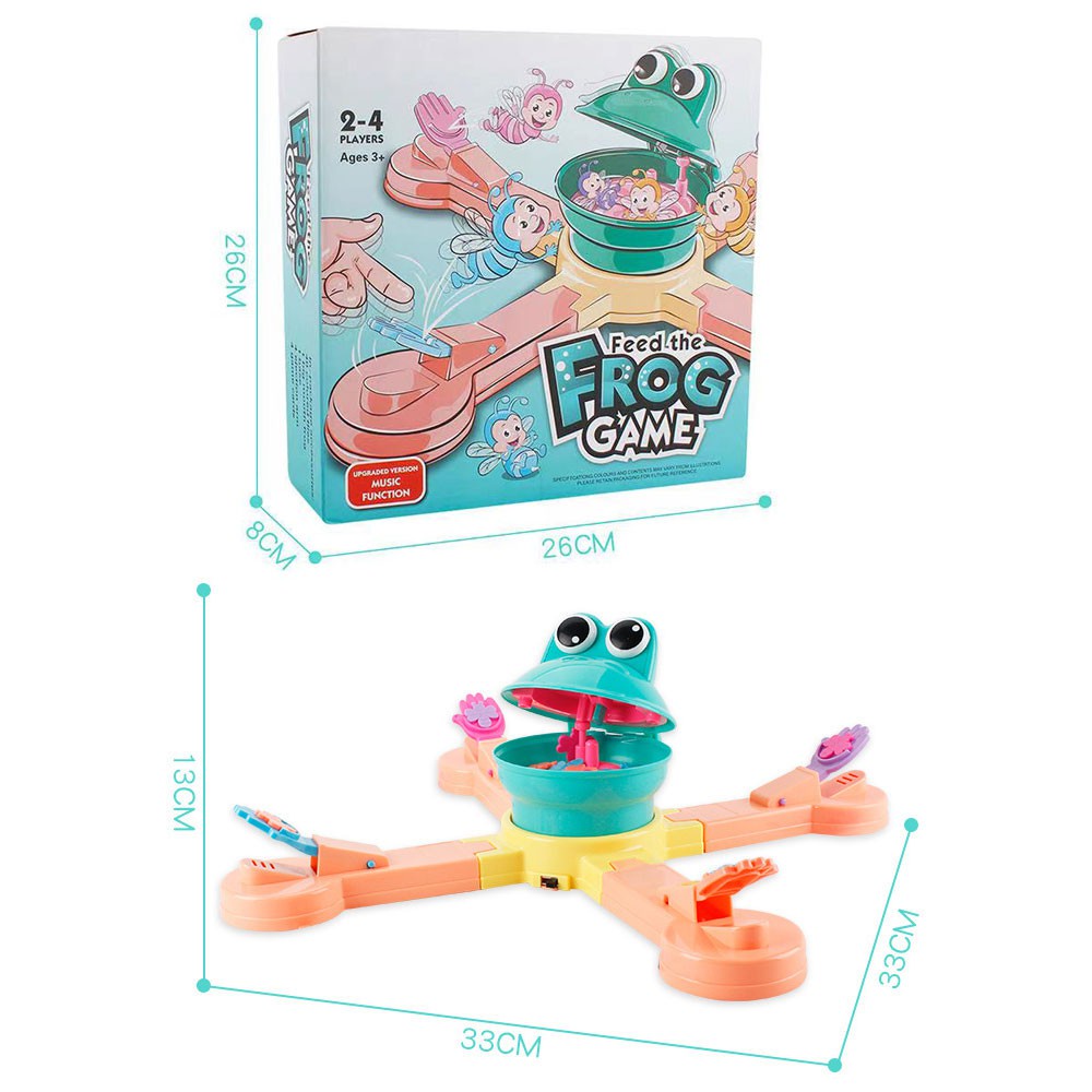 Bộ đồ chơi gia đình Thử tài cho ếch ăn, Giúp gắn kết gia đình rời xa điện thoại hanhphucmart.com